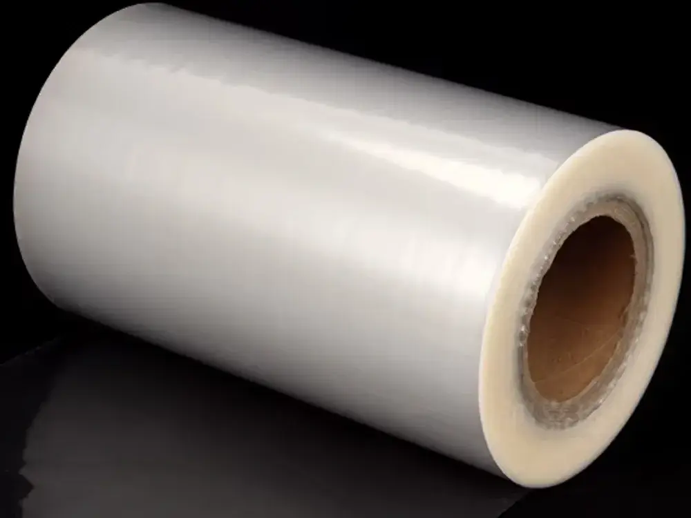 Linerless Single-Sided Adhesive PET Cold Lamination Film, 215 mm × 500 m, 3-inch core