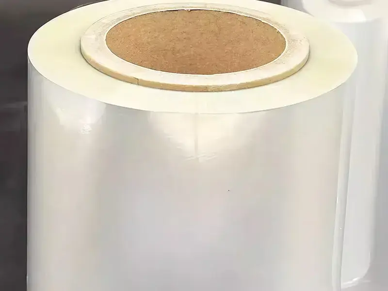 Linerless Single-Sided Adhesive PET Cold Lamination Film, 295 mm × 500 m, 3-inch core