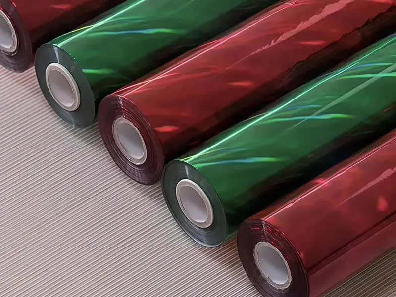 Foiling Film, 540 mm × 1000 m, 3-inch core. Available colors include silver, laser silver, gold, laser gold, light gold, blue, purple, red, green, copper, rose gold, matte silver, matte gold, and more