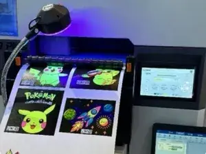 Optional Fluorescent Color Printing